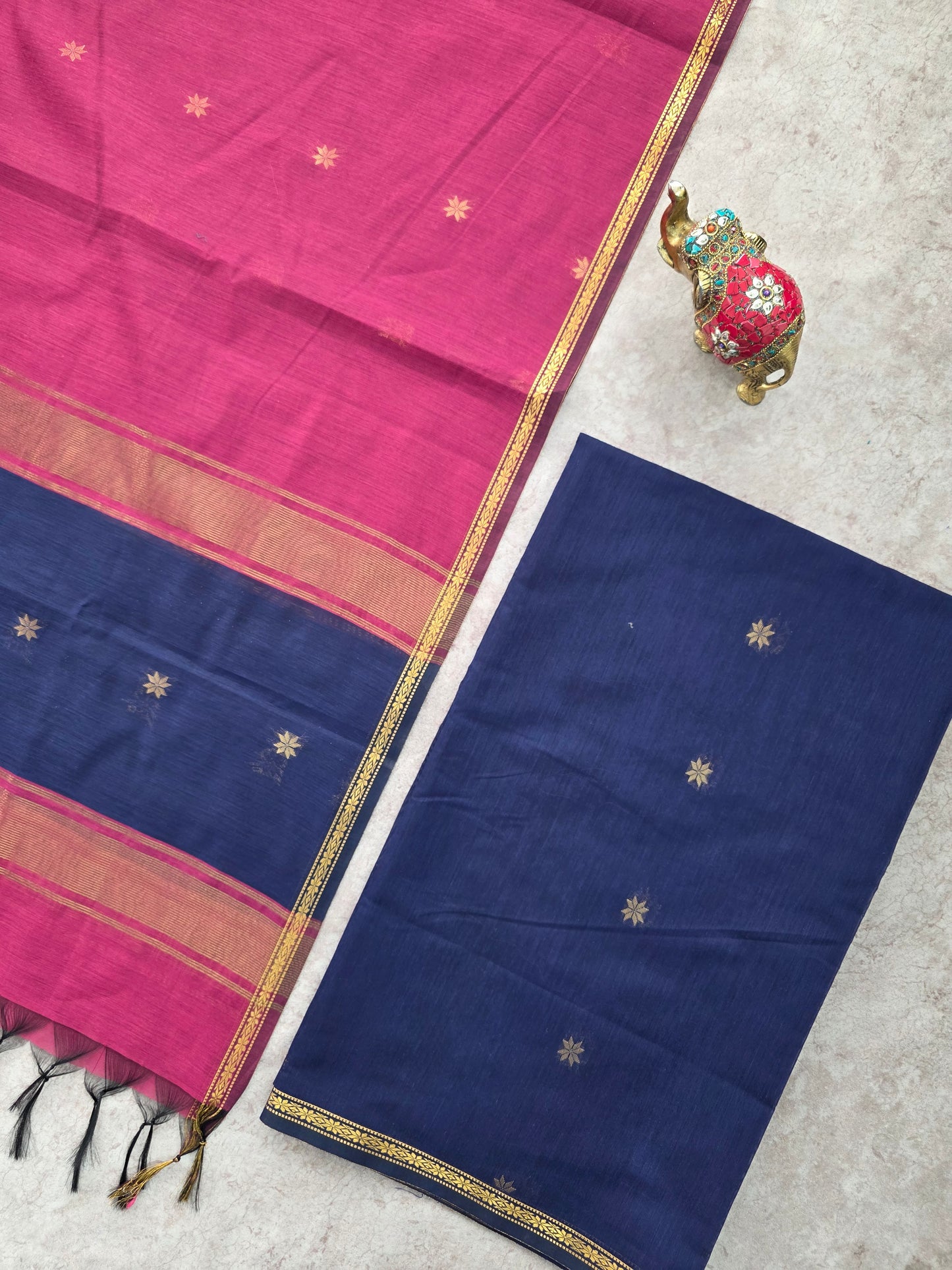 Semi Maheshwari silk salwar set - SM86