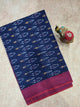 Mercerised warp ikkat saree - WW287