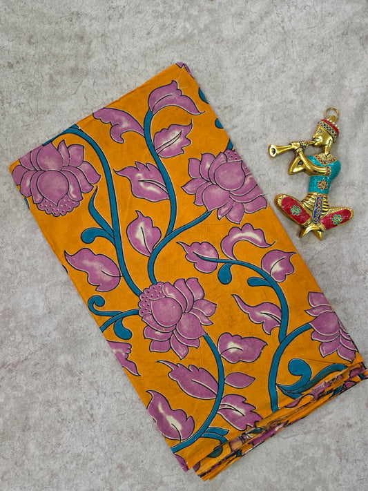Pure kalamkari cotton running material (0.5mtr)-DK148