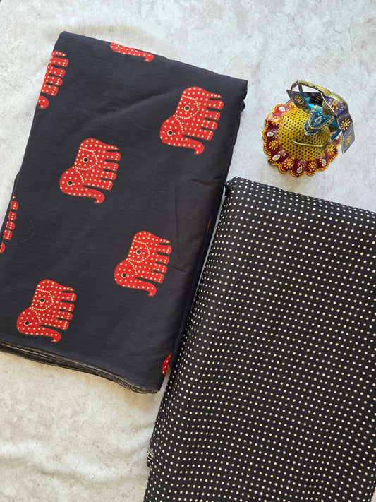 Cords Jaipuri pure cotton running material ( 5 mtrs ) - JA178