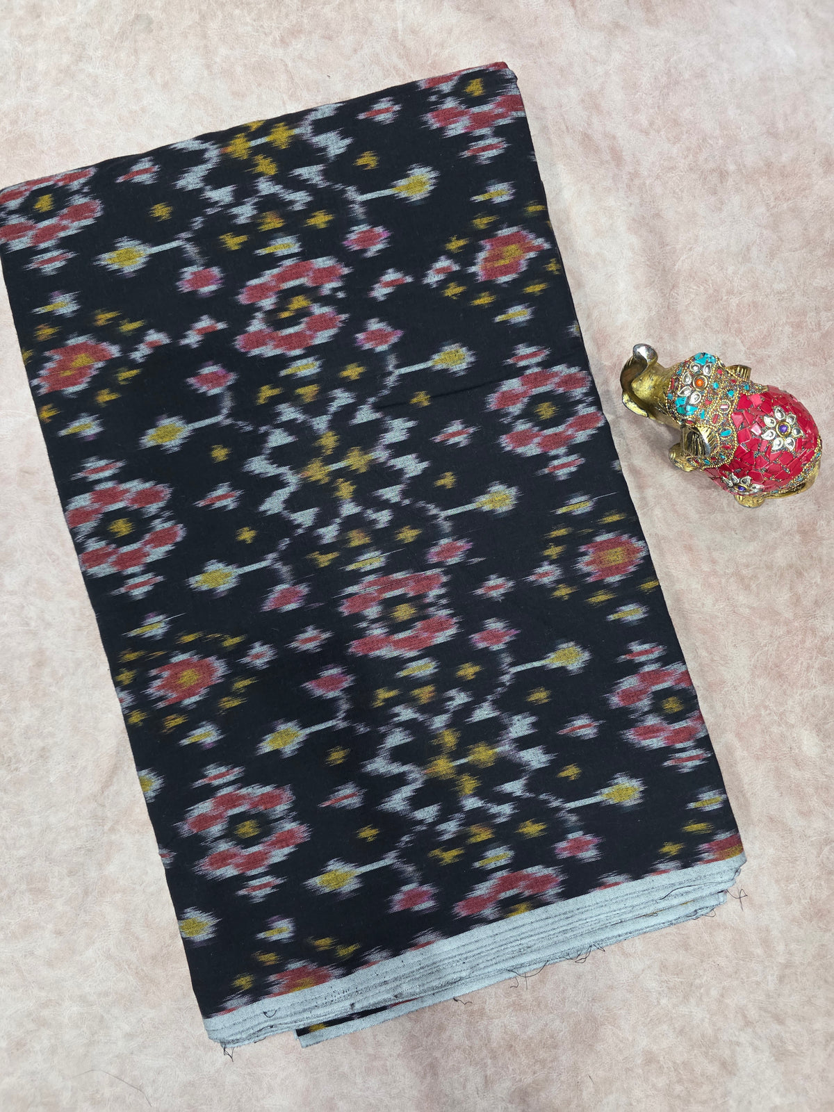 Indo ikkat cotton running material - WW111
