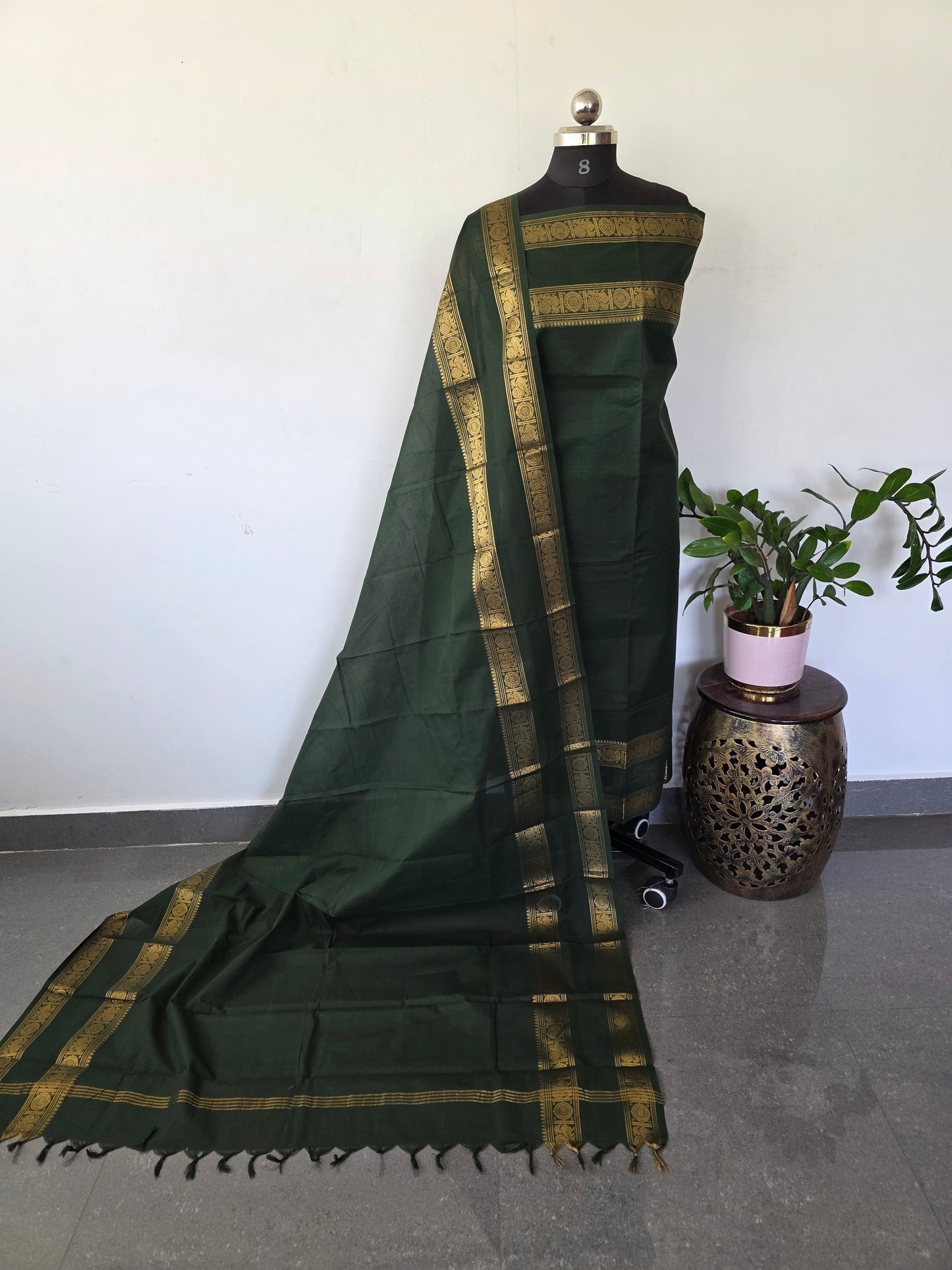 Premium chettinadu cotton salwar set -Ck222