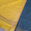 Checked Bhagalpuri fusion mangalagiri silk set - BA529