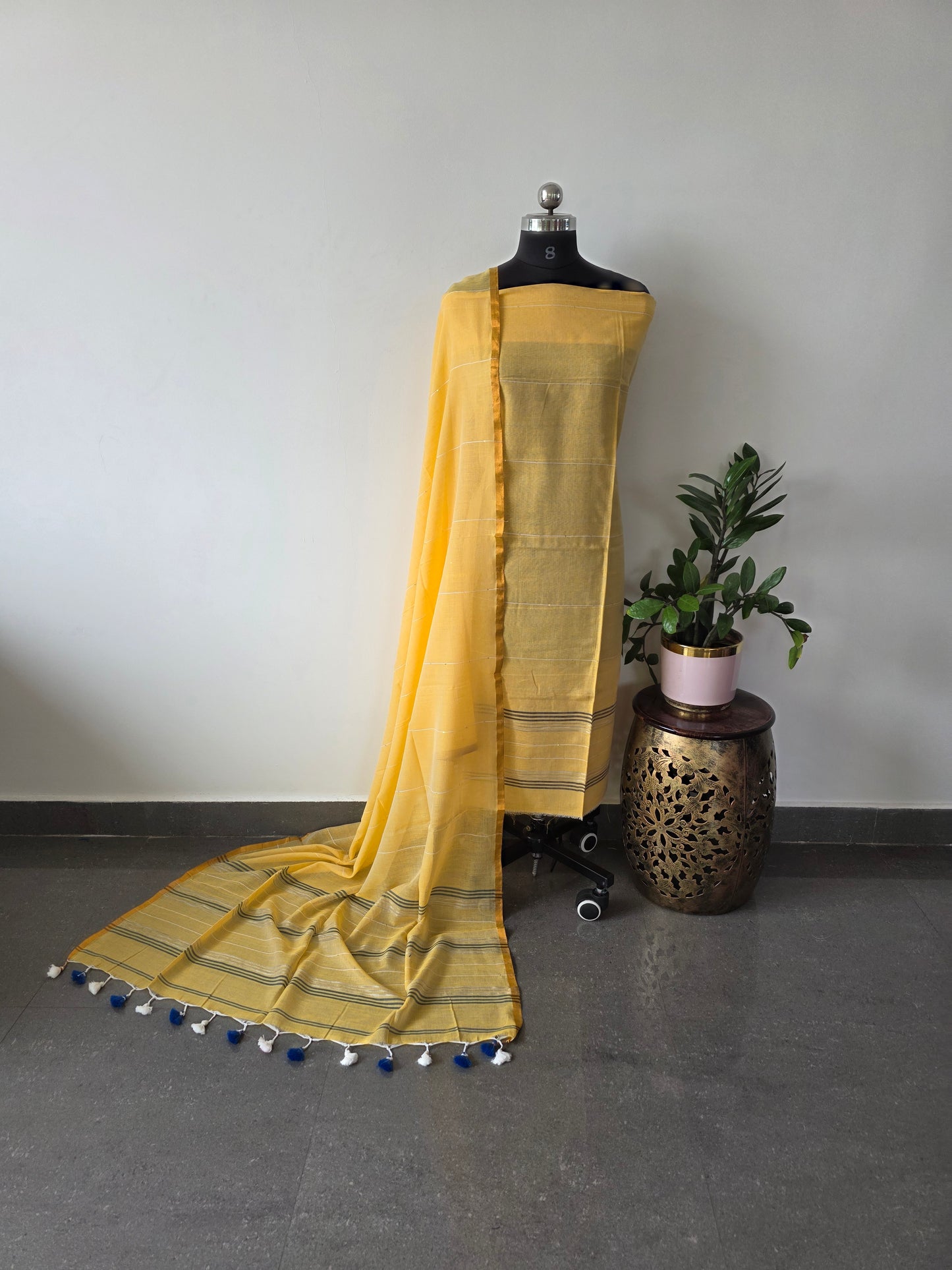 Premium mul khadi sequence work set - MQ38