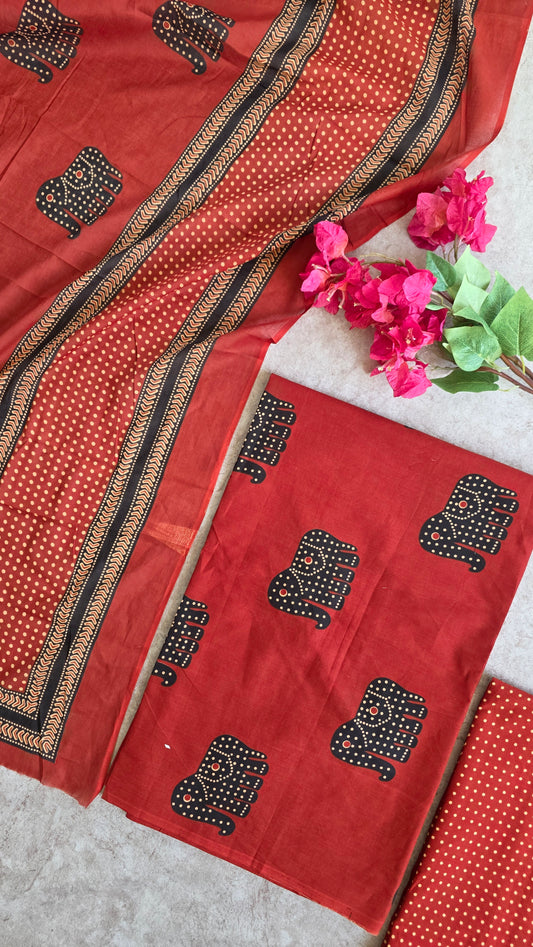 Jaipuri pure cotton set - JA156