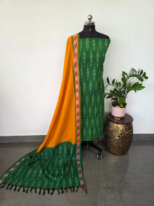 Pochampally ikkat cotton set - KK171