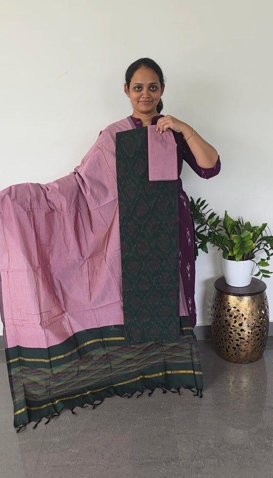 Pochampally full ikkat sico set - SA51