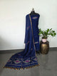 Premium handloom linen jamdhani set - JMM246