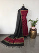 Semi Maheshwari silk set (black) -SM301