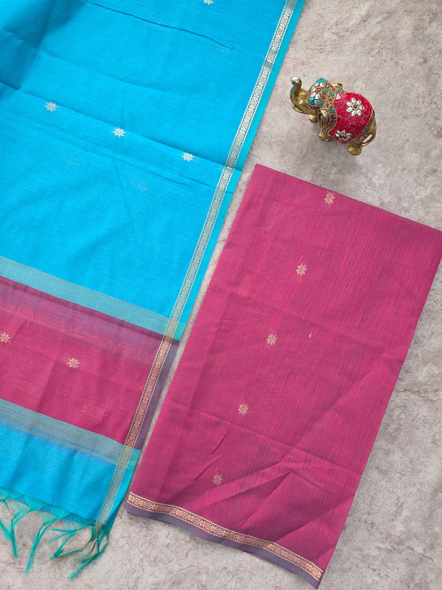 Semi Maheshwari silk salwar set - SM95