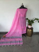 Semi muslin jamdhani salwar set - JMM434
