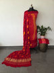 Handcrafted Modal silk multi shibori set - BN129