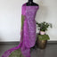 Handblock georgette mirror work salwar set -GE238