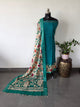 Gap border Checked chennuri kalamkari silk set-AK631