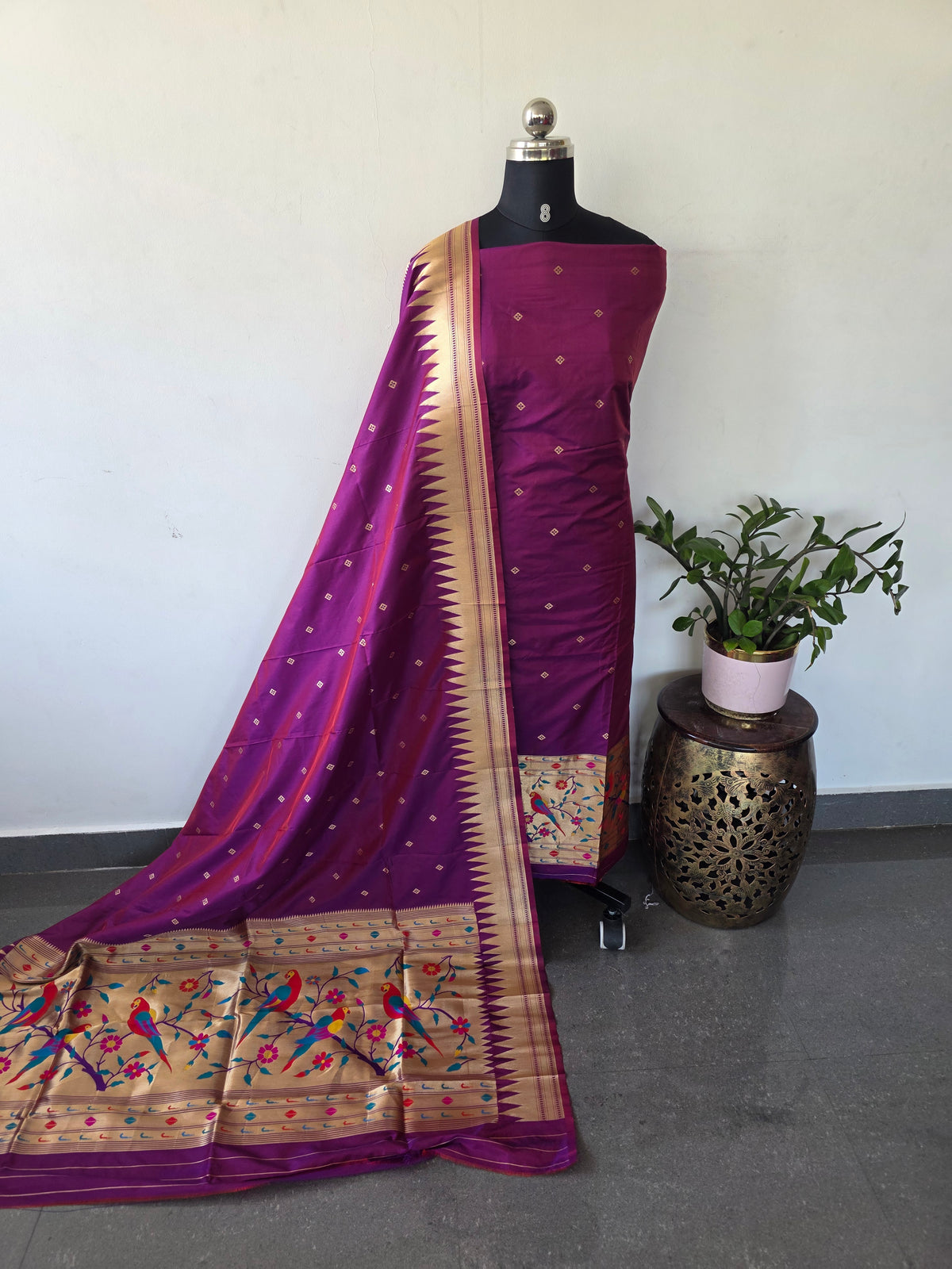 Paithani soft silk set -JM30