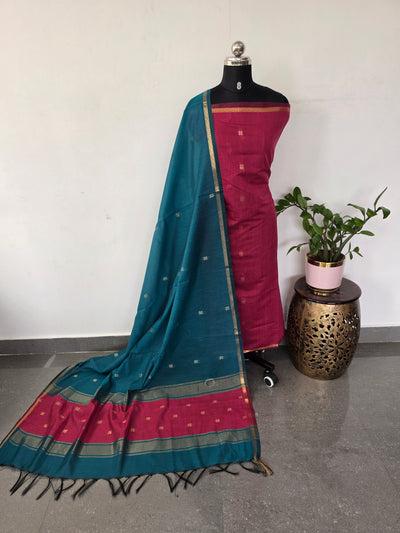 Semi Maheshwari silk set-SM320
