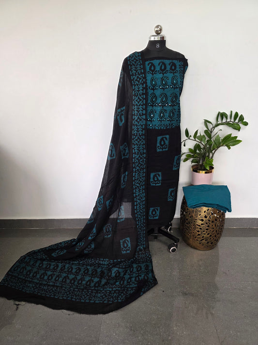 Batik pure cotton salwar set - BA392