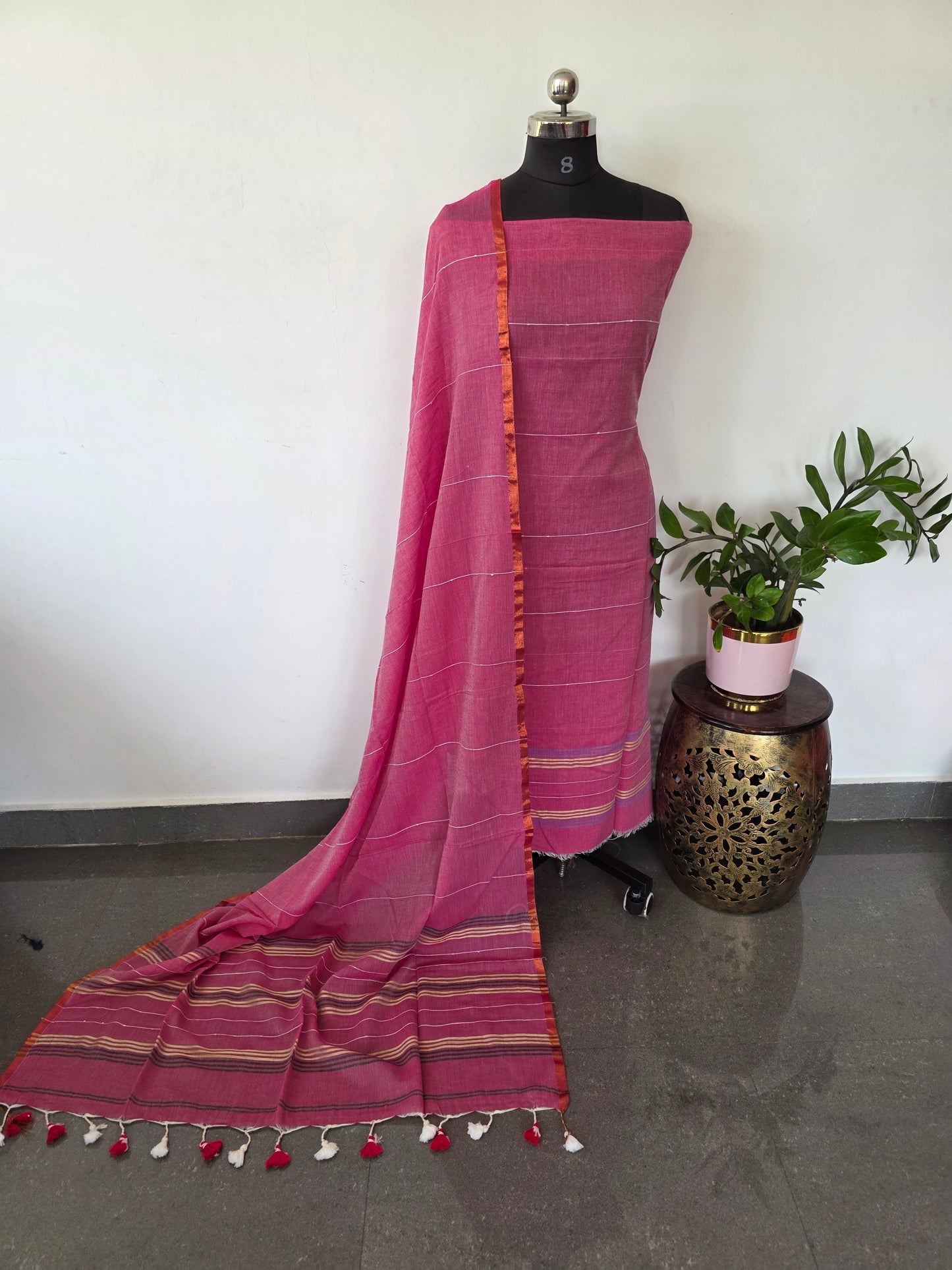 Premium mul khadi sequence work set - MUL360