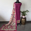 Gap border Checked chennuri kalamkari silk set-AK623