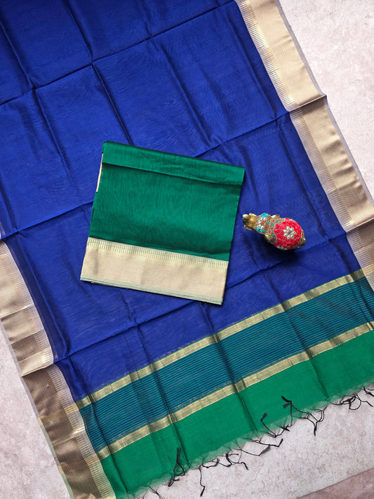 Handloom Maheswari silk cotton set - M13