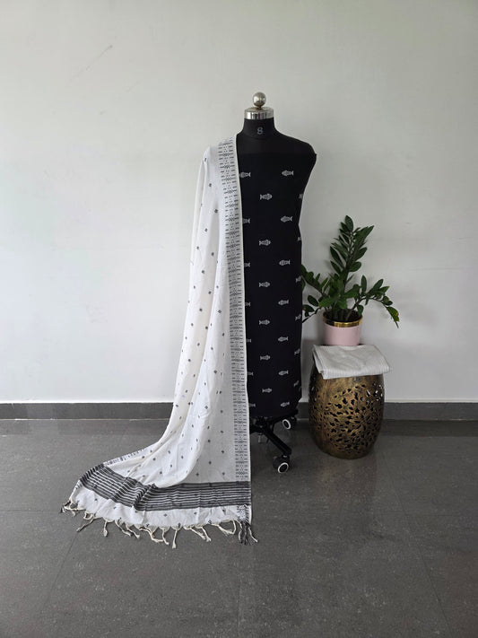 Mul handloom cotton set  - MA2