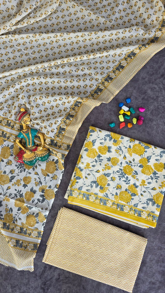Jaipuri pure cotton set - JL75