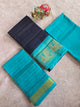 Madurai sungudi zari kattam salwar set (Blue)-MS120