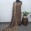 Handblock pure kalamkari cotton with border (2 pc set) - AK513