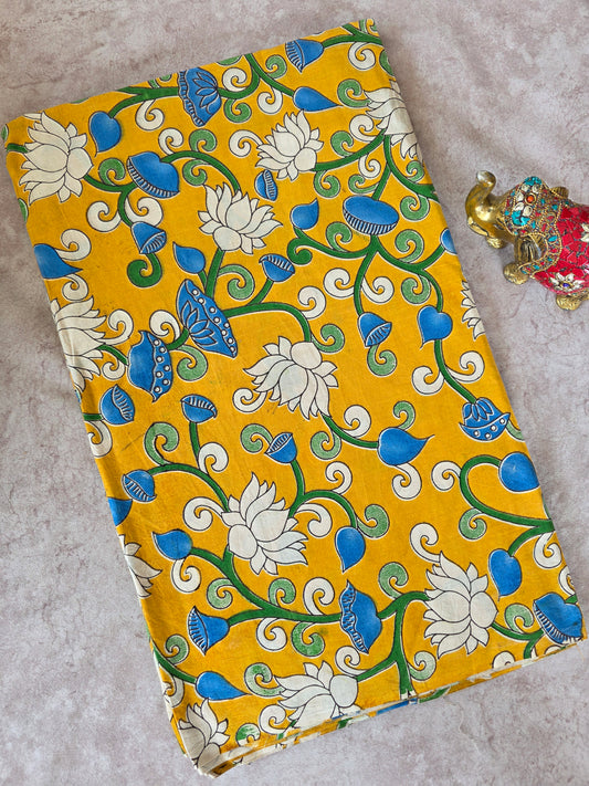 Pure kalamkari cotton running material (0.5mtr)- AK223