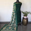 Fusion Narayanapet with handcrafted chennuri silk kalamkari duppatta -NA689