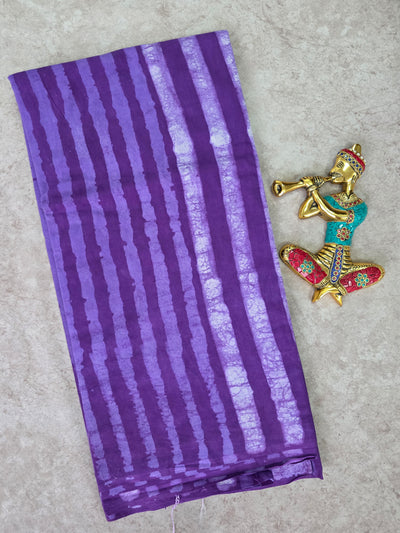 Handblock Jaipuri pure cotton saree - JA529