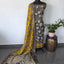 Gap border Mangalagiri kalamkari silk sets ( 3 mtrs top ) - GA27