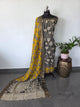 Gap border Mangalagiri kalamkari silk sets ( 3 mtrs top ) - GA27