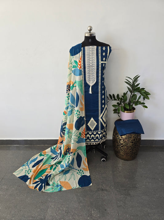 Regular/office wear satin cotton salwar set - BF73