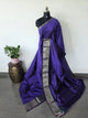 Premium  paithani semi mangalagiri pattu saree(Voilet)-MAA224