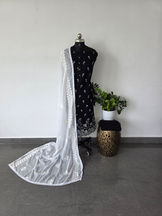 Premium embroidery cotton set (2.5 mtrs) - DS49