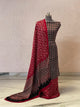 Handcrafted Rajasthan ajrakh modal silk set (3 pc)- HZ263