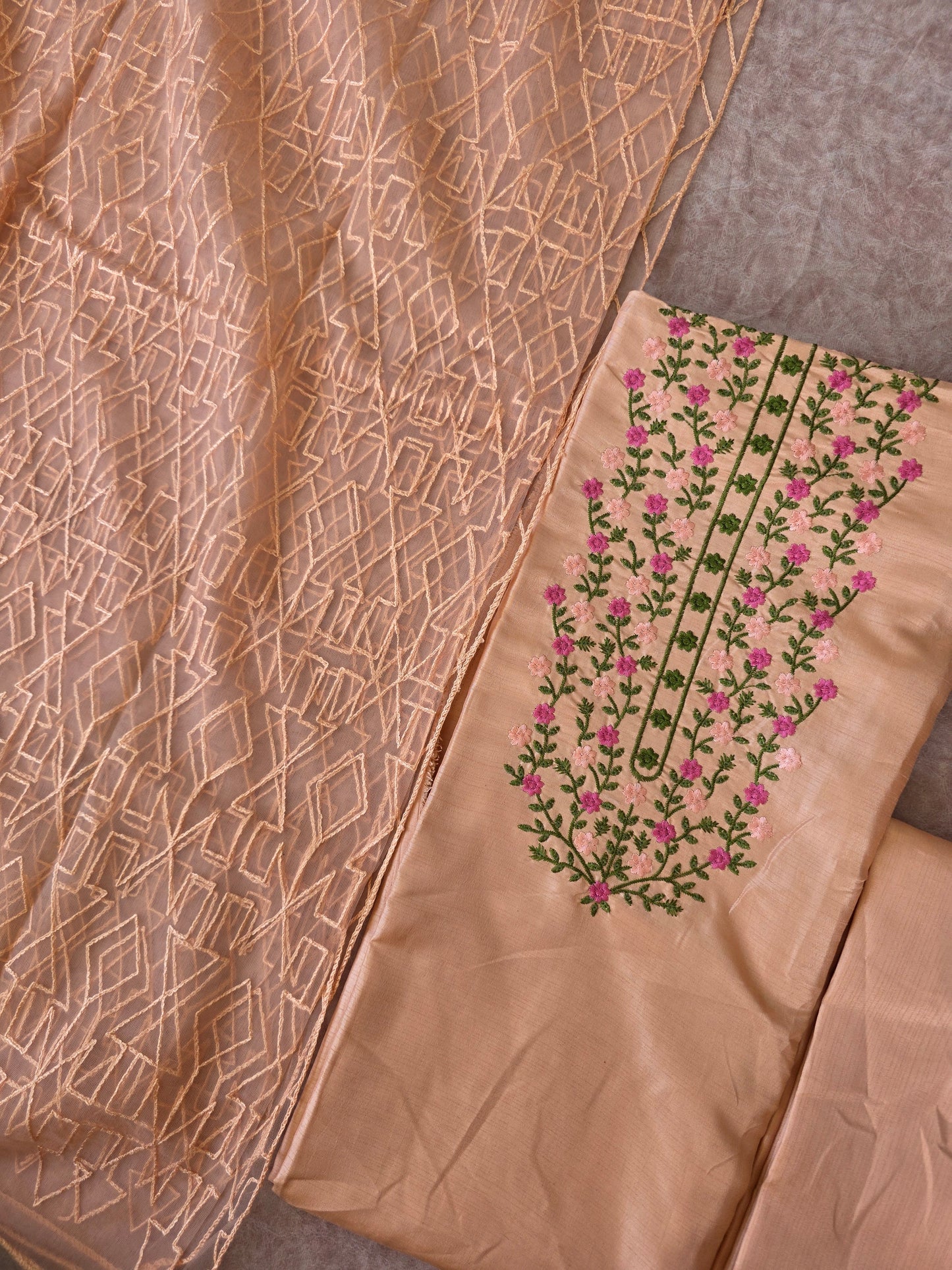 Embroidery fancy silk set-DM273