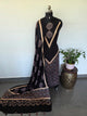 Handcrafted ajrakh modal silk set -HZ321