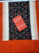 Ikkat cotton with Handloom Mercerised ikkat duppatta - WW798