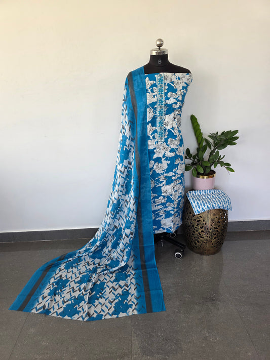 Regular/office wear pure cotton set - RWW22