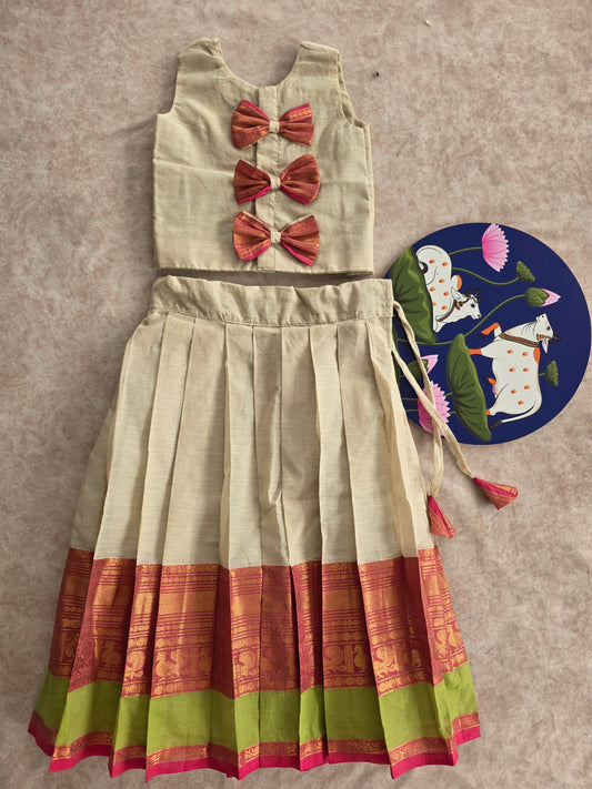 Chettinadu cotton Pavadai set - KH1