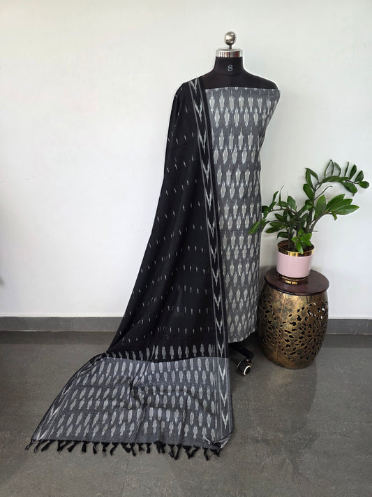 Pochampally ikkat cotton set - KK169