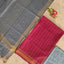 Checked Bhagalpuri fusion mangalagiri silk set - BA522