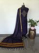 Kolam Embroidery Narayanapet salwar (4.5 mtrs)(voilet) -Na480