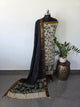 Chennuri Handblock kalamkari silk set - HBK1