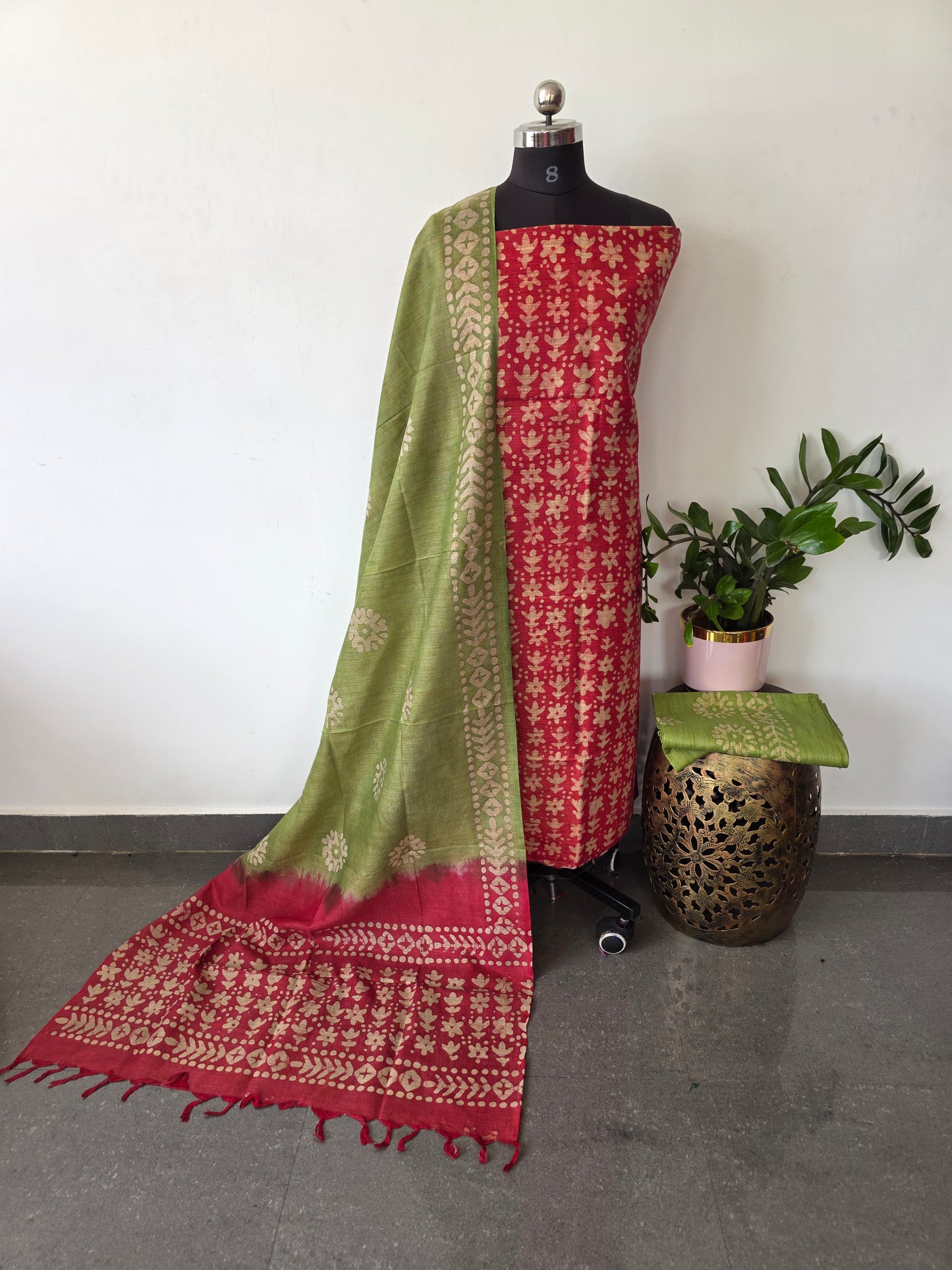 Bhagalpuri batik salwar set - BA464