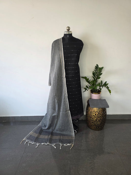 Pure handloom cotton set  - WH20