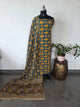 Handcrafted pure kalamkari cotton set (2 pc)- AK455