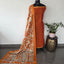 Fusion Narayanapet with handcrafted chennuri silk kalamkari duppatta -NA891